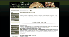 Desktop Screenshot of giantgeckos.net